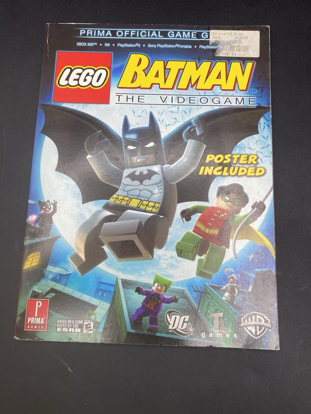 Lego Batman Prima Strategy Guide Wii Playstation XBox Missing POSTER